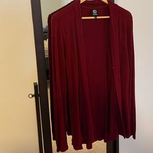 Burgundy cardigan